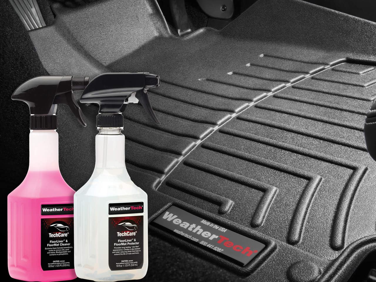 WeatherTech TechCare FloorLiner & FloorMat Cleaner/Protector Kit