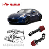 Exhaust Kit for Nissan 370Z 2009–2017 – Header, Catback, Y-Pipe, Test Pipes, Cold Air Intake Flashark