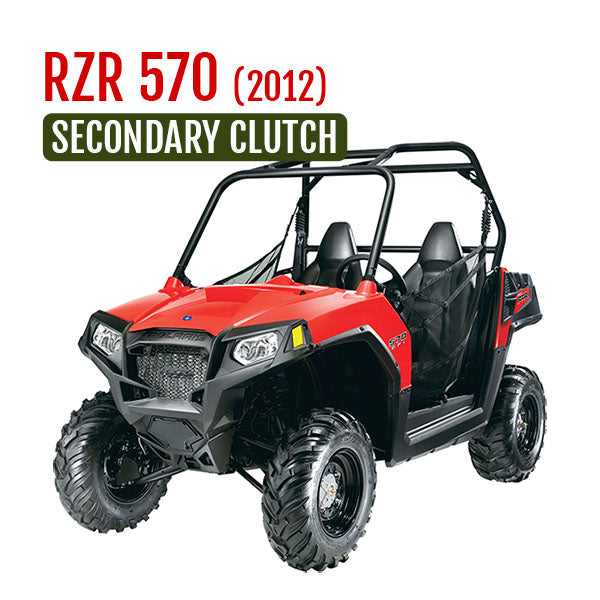 RZR 570 (2012) Secondary Driven Clutch Harvey's ATV Parts