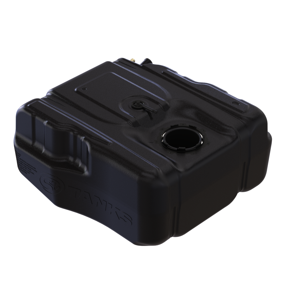 S&B 40 Gallon (After Axle) High-Capacity Fuel Tank for 2011-2016 Ford F250, F350, F450, F550 Powerstroke 6.7L, Cab Chassis S&B