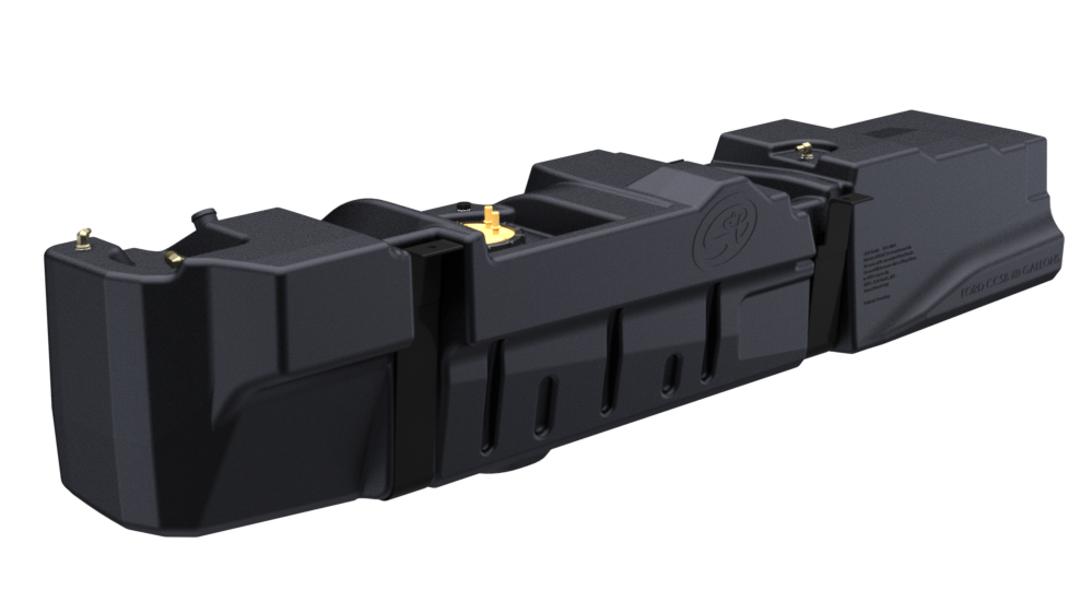 S&B 60 Gallon High-Capacity Fuel Tank for 1999-2007 Ford F250, F350 Powerstroke 7.3L, 6.0L Crew Cab Short Bed S&B