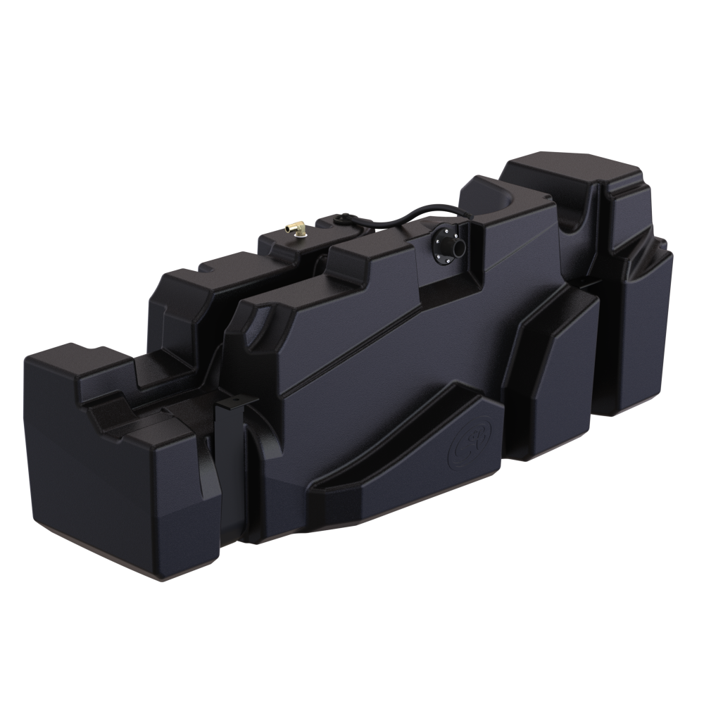S&B 56 Gallon High-Capacity Fuel Tank for 2011-2026 GM Duramax 6.6L Crew Cab Short Bed S&B
