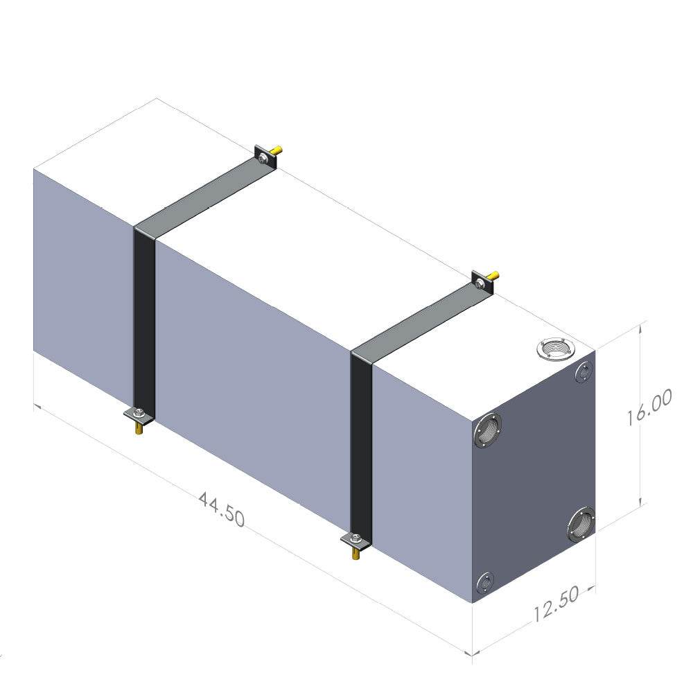 20 Gallon Wheel Well Water Tank (Both Sides) S&B