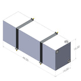 24 Gallon Wheel Well Water Tank (Both Sides) S&B