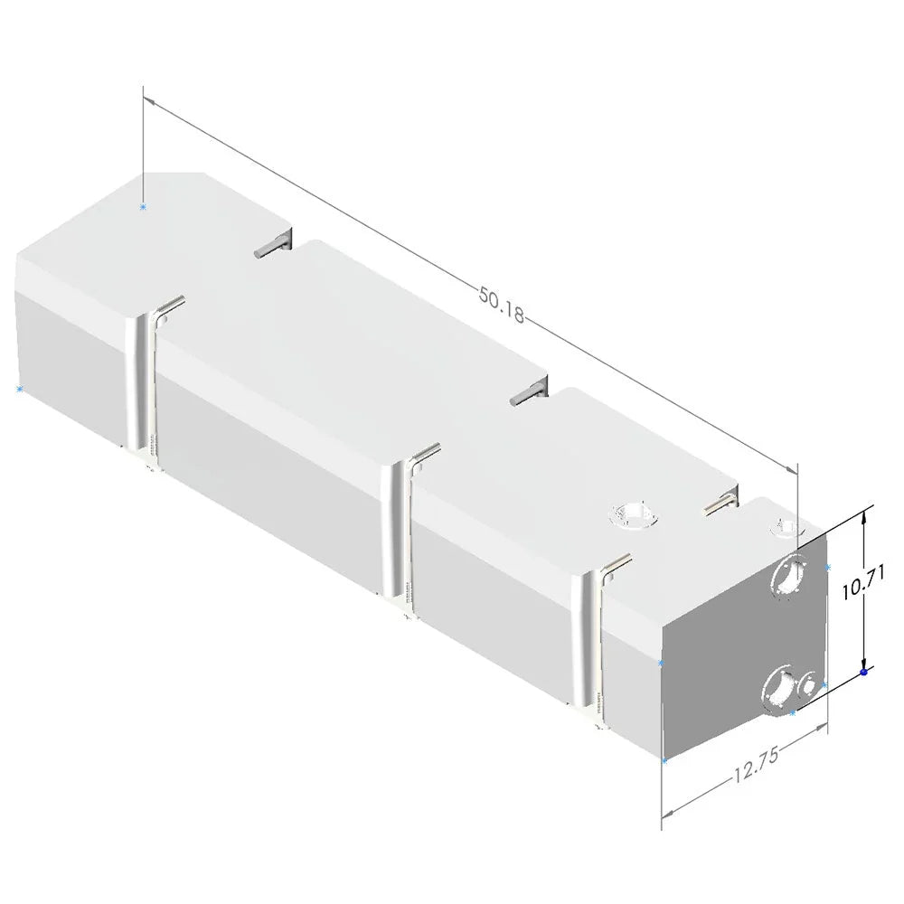 22 Gallon Driver Side Undercarriage Fresh Water Tank 2007-2026 Mercedes Sprinter 144" & 170" Wheelbase S&B