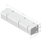 22 Gallon Driver Side Undercarriage Fresh Water Tank 2007-2026 Mercedes Sprinter 144" & 170" Wheelbase S&B