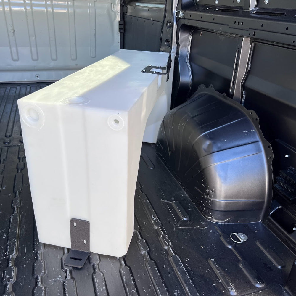 39 Gallon Wheel Well Water Tank For 2013-2026 Dodge / Ram Promaster 1500, 2500, 3500 136", 159", And 159" EXT (Both Sides) S&B