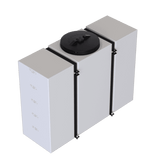100 Gallon Slim Detail Tank S&B