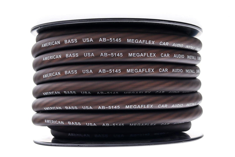 1/0 Gauge Mega Flex Power Cable 25/50ft Roll