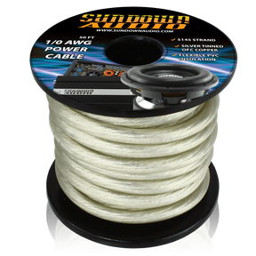 Sundown Audio 1/0 50' Tinned OFC Oxygen Free Copper Power Cable Sundown Audio