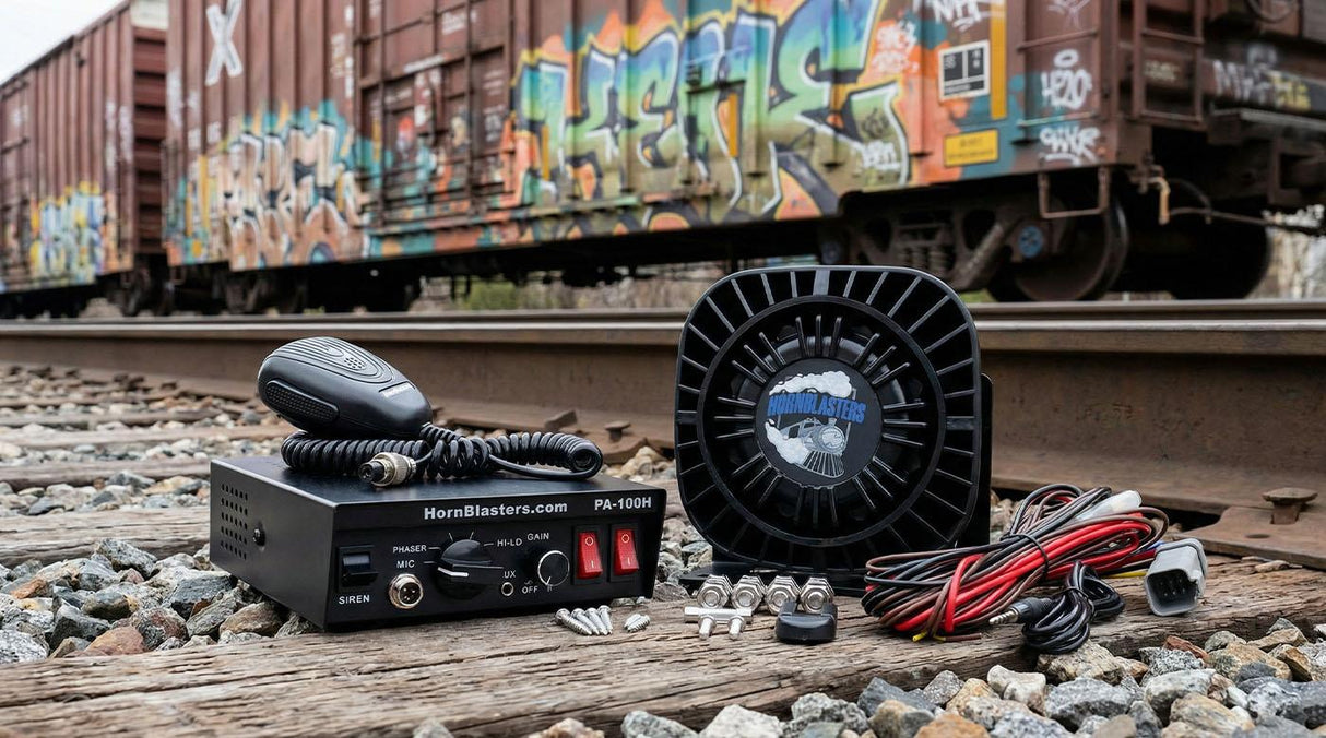 100 Watt Public Address with Sirens (Gen 3) HornBlasters