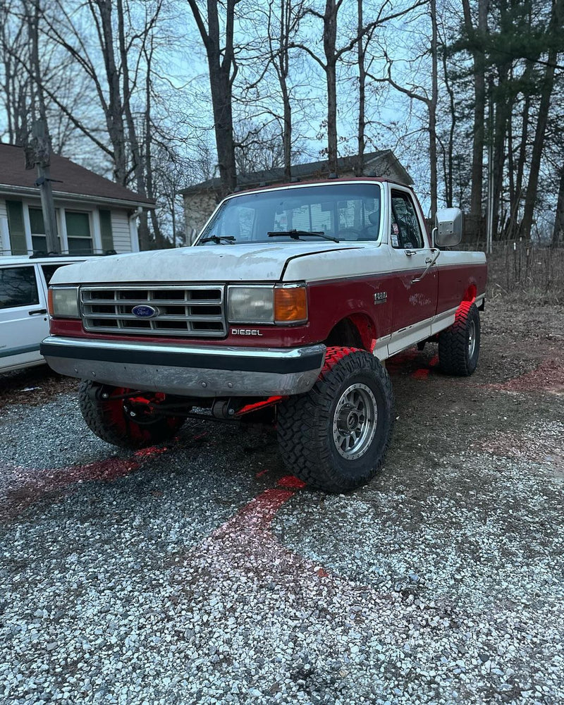 2" Front Shackle Reversal (Super Duty Spring) - 1985-1991 Ford F-Series