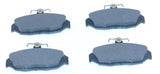 New Performance Street Compound Rear Brake Pad Set Semi-Metallic. 1047