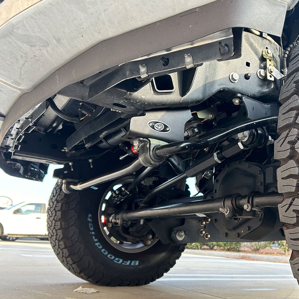 Sway Bar Relocate, 2.5-4.5" Lift S&B