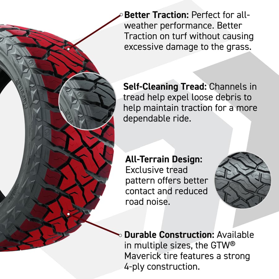 GTW Maverick Radial A/T Tire 23X10R14