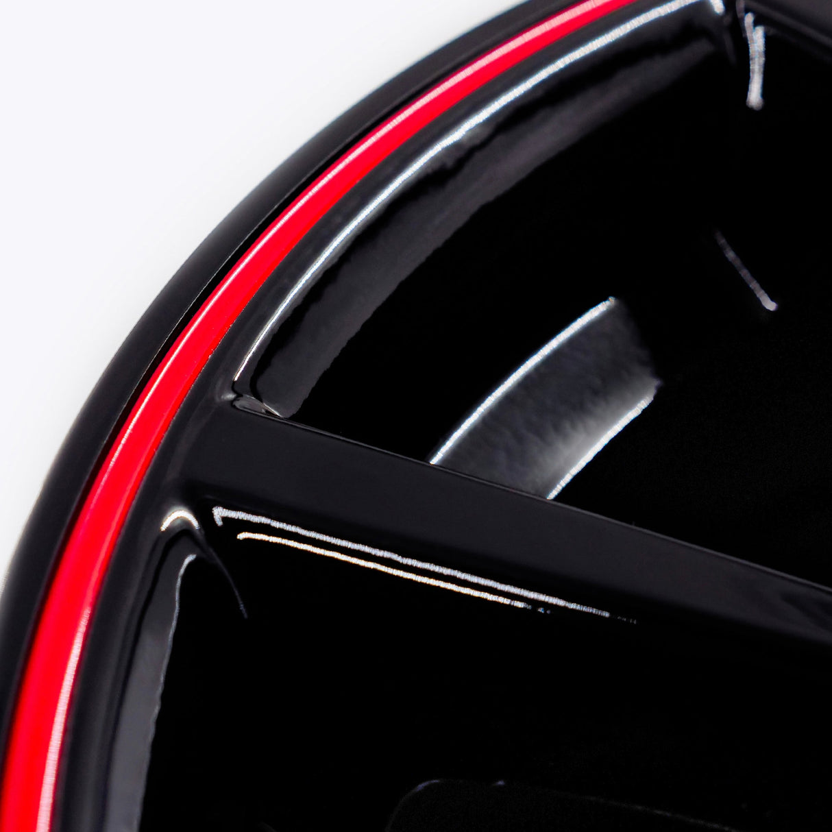 Honda Civic Wheel Rims 17x7.5 5x114.3 Type R Style  Red Lip Set of 4