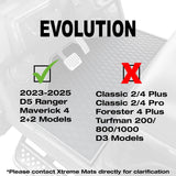 Xtreme Mats Evolution D5 Floor Mat Set Options Fits ALL Models 2023 -2025 Ranger / Maverick Trims, DMAX GT