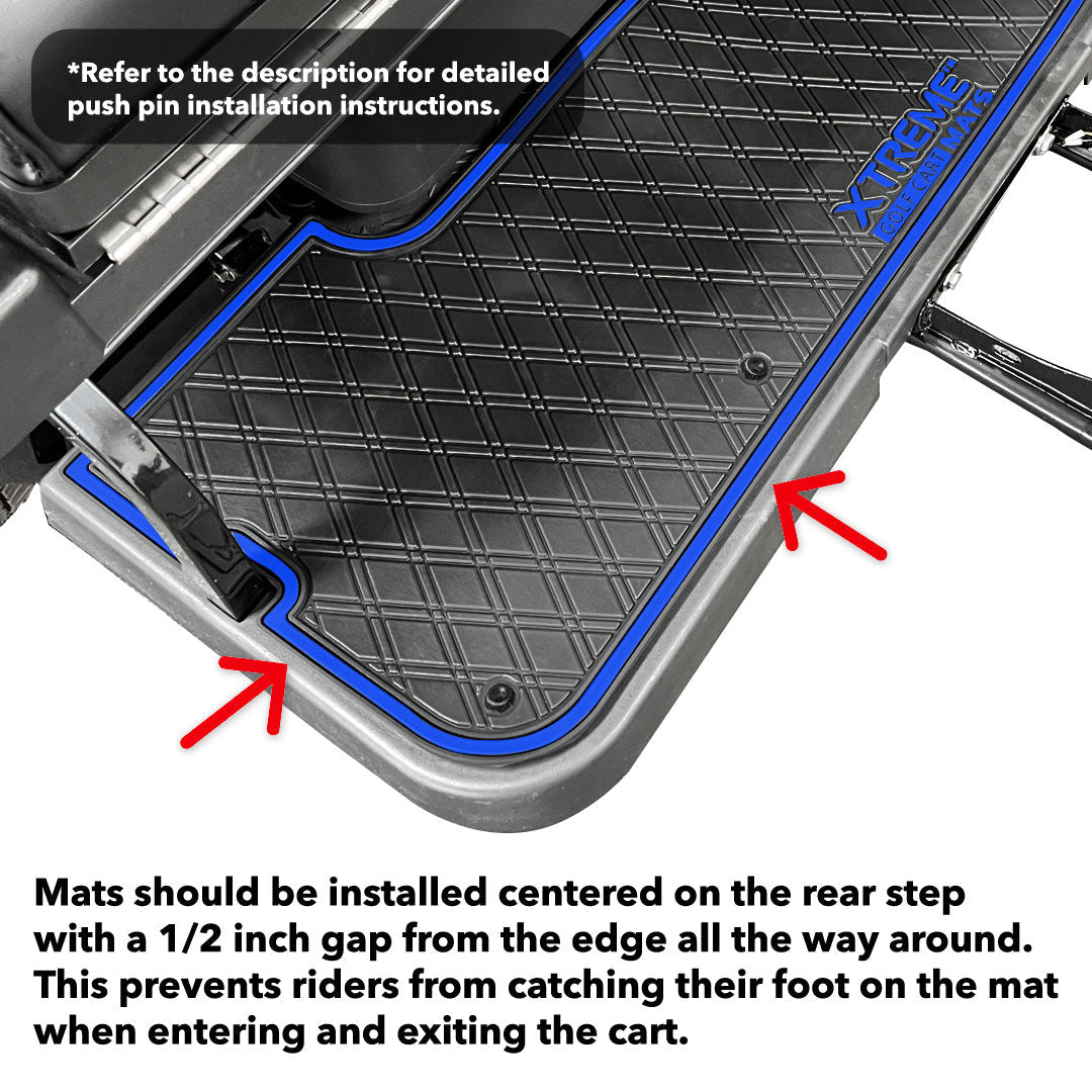 Rear Facing Foot Rest Mat - Fits Bintelli/Atlas carts