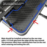 E-Z-GO RFS PRO - Rear Facing Foot Rest Mat - Fits E-Z-GO L6/RXV/S4 Rear Seat Kit - PRO Series