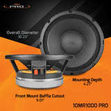 PRV 10MR1000 PRO Midrange PRV Audio