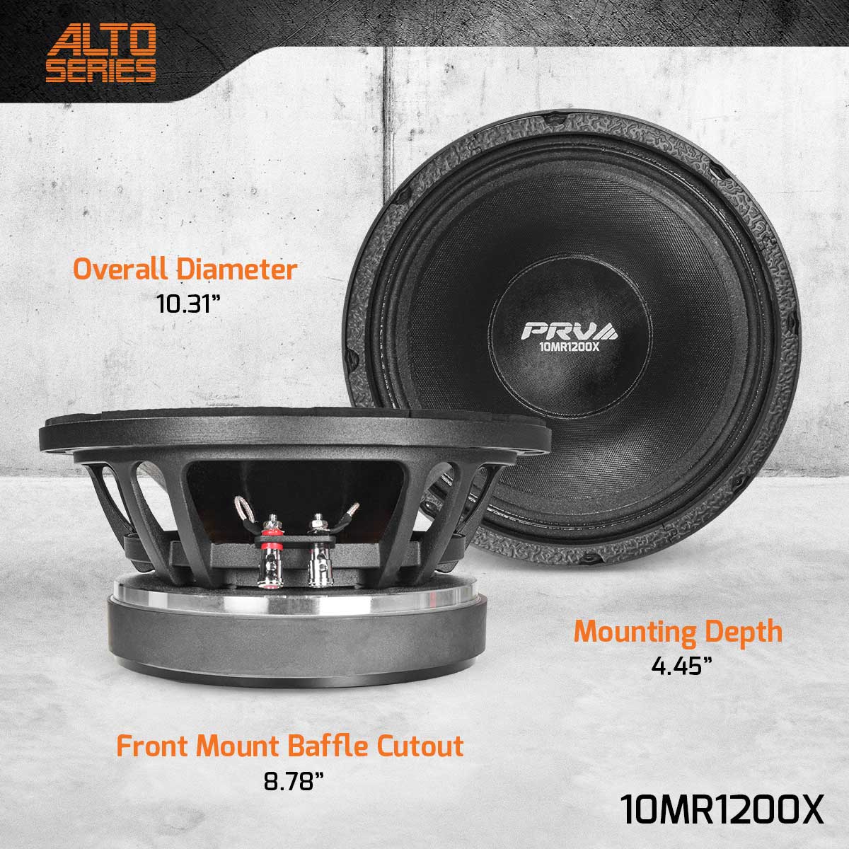 PRV 10MR1200X Midrange PRV Audio
