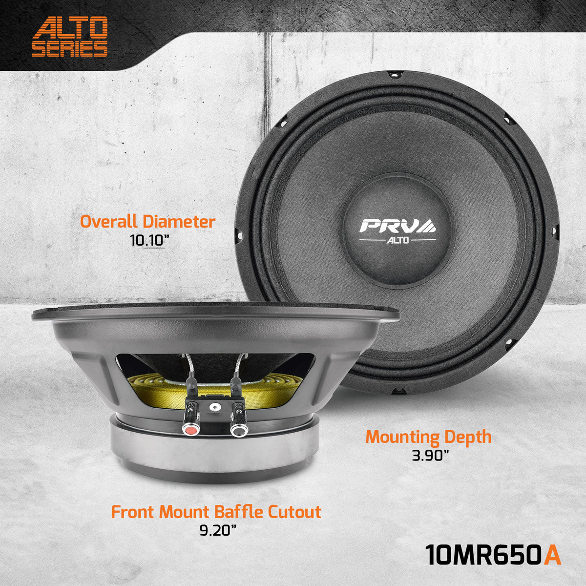 PRV 10MR650A Midrange PRV Audio