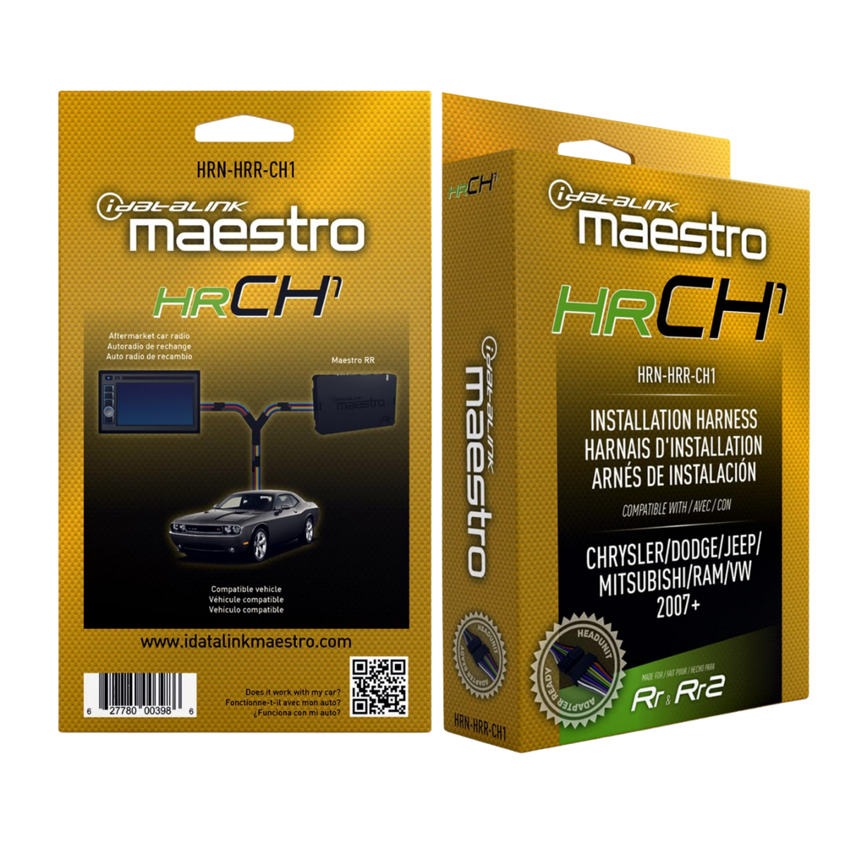 Idatalink Maestro HRN-HRR-CH1 Radio Replacement T-Harness | '07- '18 JK Wrangler