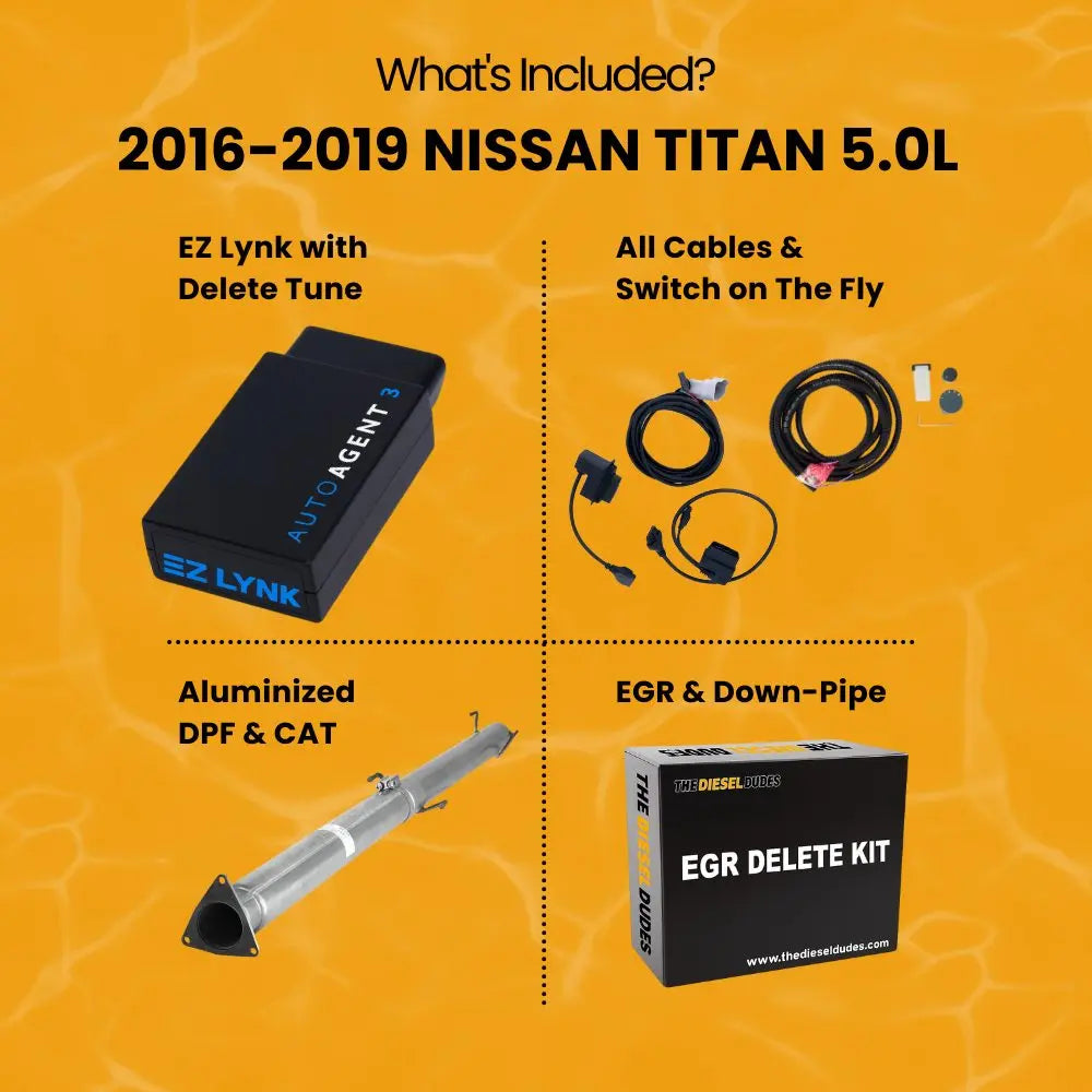 Nissan Titan 5.0 Cummins Full Delete Bundle | 2016-2019 thedieseldudes