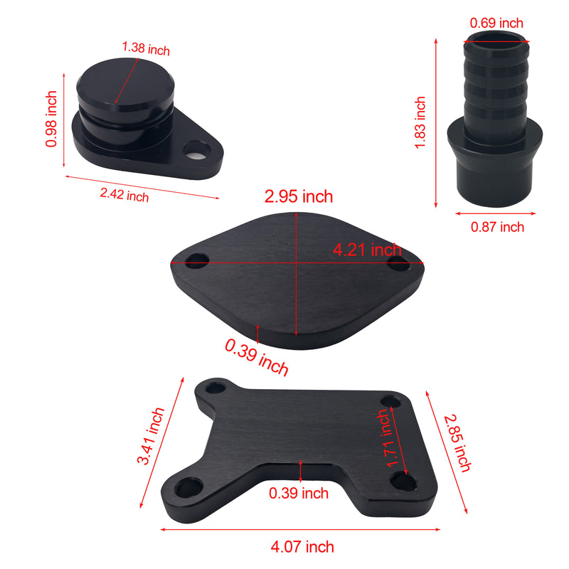 TruckTok 2020-2023 6.6L Duramax L5P 4" DPF Delete pipe & 3.5" Downpipe w/EGR Delete kit