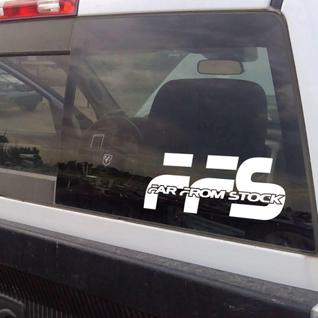 10" FFS Window Decal Far From Stock - Merch