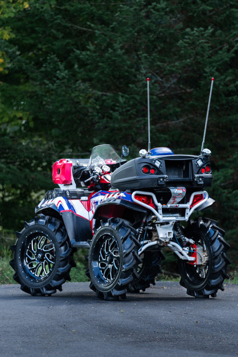 MBRP 2011+ Polaris Sportsman Touring 850 T304 Single Slip-On Performance Series en acier inoxydable