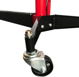 1100 Lb Capacity Foot-Operated Transmission Jack for Car Compatibility