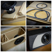 Single 12 Inch Ported Subwoofer Box Design CT Sounds