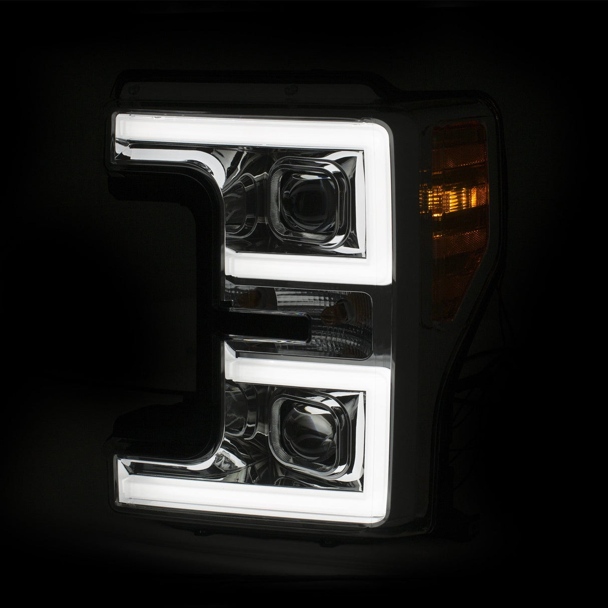 FORD F250 F350 F450 17 -19 PROJECTOR PLANK STYLE SWITCHBACK HEADLIGHT