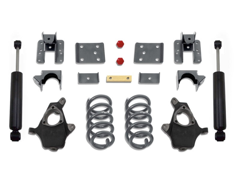 Kit de broche d'abaissement MaxTrac 07-13 GM C/K1500 2WD/4WD Single Cab 4"/6"