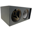 Dual 12" Ported Sub Enclosure XL (Jumbo Air Space) Double Baffled Moon Car Stereo