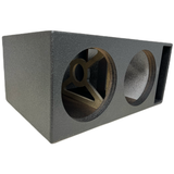 Dual 12" Ported Sub Enclosure XL (Jumbo Air Space) Double Baffled Moon Car Stereo