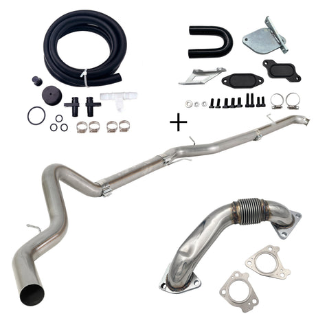 TruckTok 2007.5-2010 6.6L Duramax LMM 4"/5"  Dp-back DPF pipe & EGR delete kit TruckTok