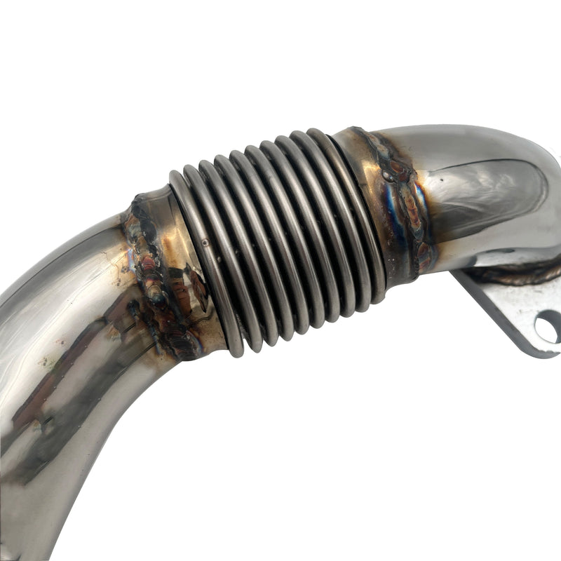 TruckTok 2006-2007.5 6.6L Chevy Duramax Passenger Up-Pipe & EGR Delete Kit w/Intake