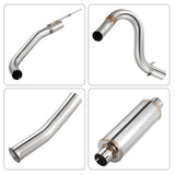 1999-2004 Ford Mustang GT 4.6L Catback Exhaust w/ Black Tips Flashark