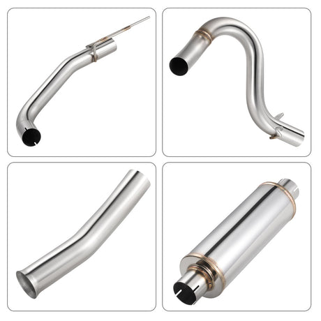 1999-2004 Ford Mustang GT 4.6L Catback Exhaust w/ Black Tips Flashark