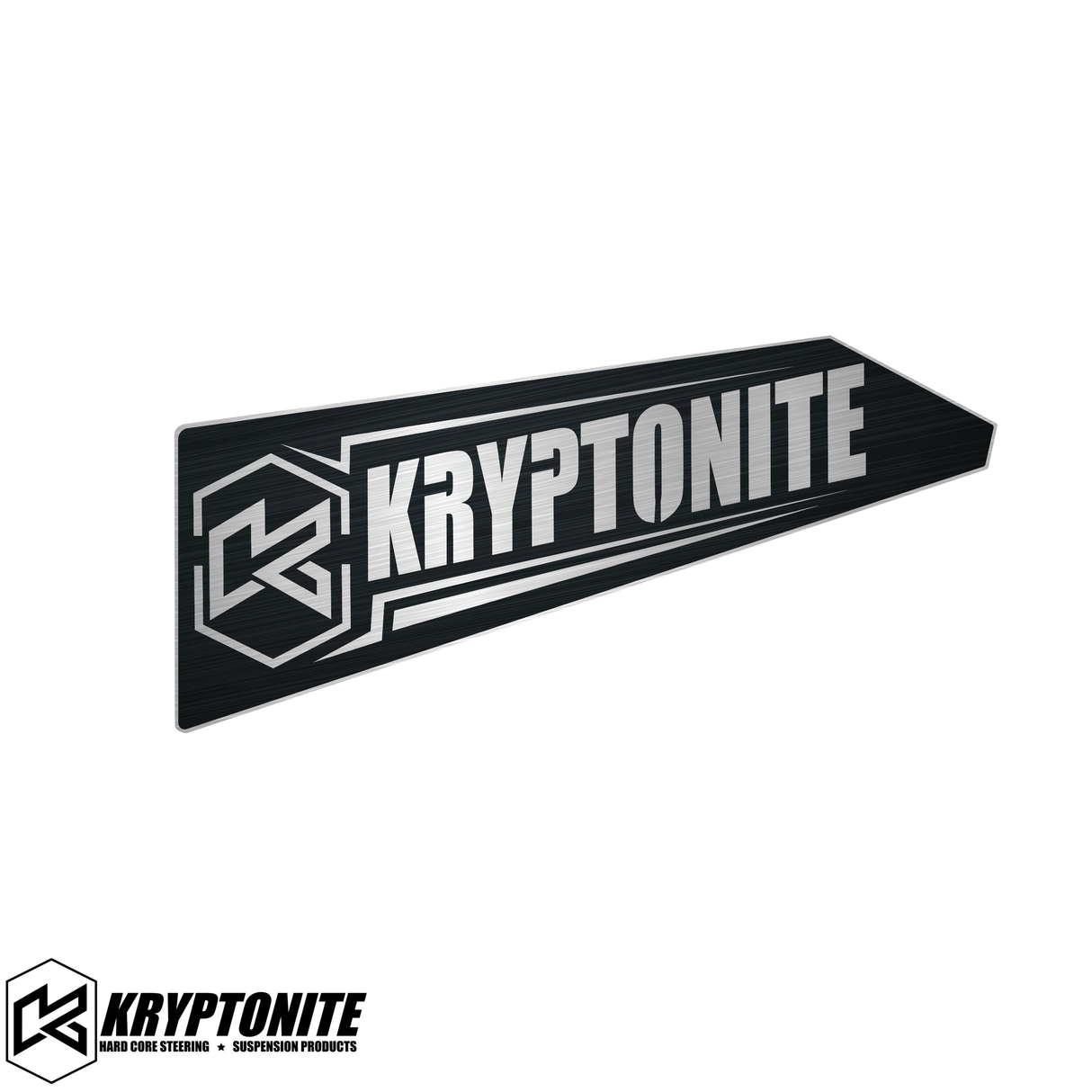 KRYPTONITE UPPER CONTROL ARM STAINLESS LOGO PLATES 2011–2026 GM HD