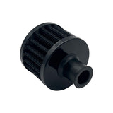 TruckTok Oil Catch Reservoir Breather Can Tank with Filter Cylinder Aluminum Universal TruckTok