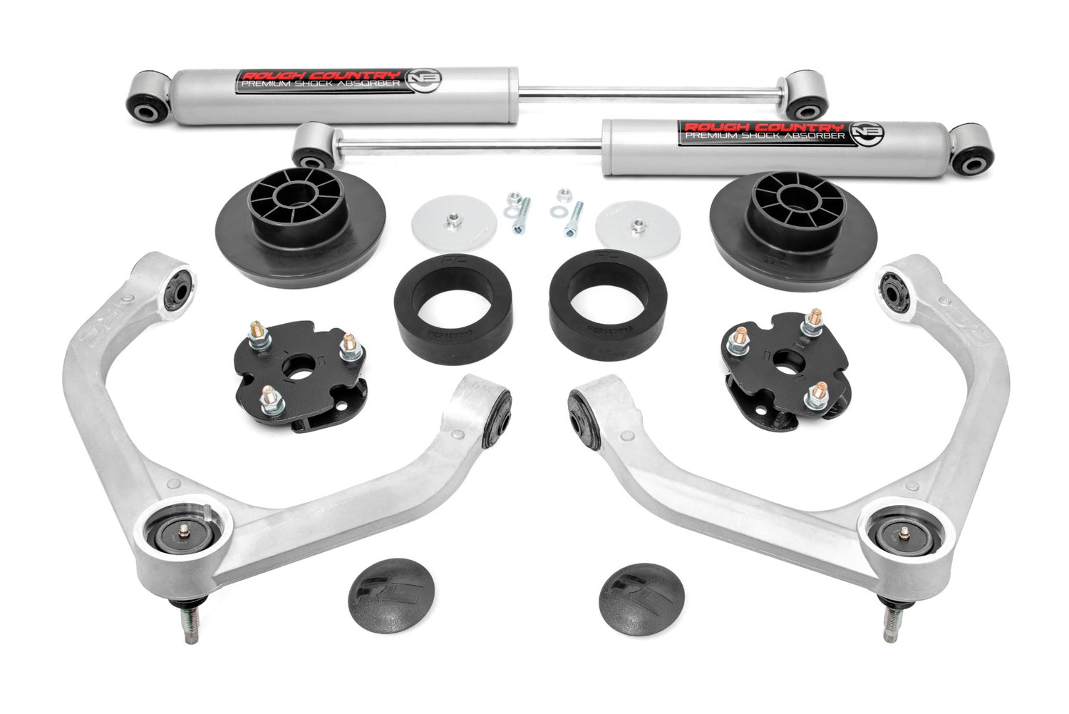 Rough Country 3 Inch Lift Kit Ram 1500 4WD 2012-2018 & Classic 31200-config