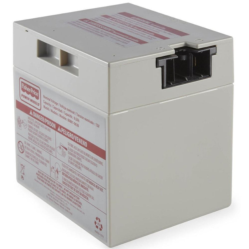 12-Volt Rechargeable Battery for Power Wheels - Long-Lasting Replacement