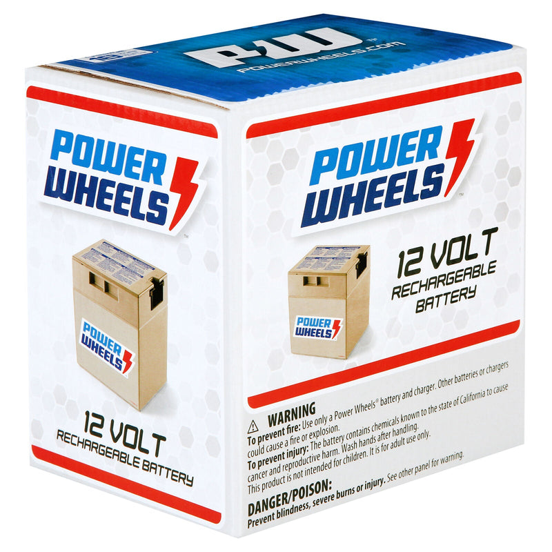 12-Volt Rechargeable Battery for Power Wheels - Long-Lasting Replacement