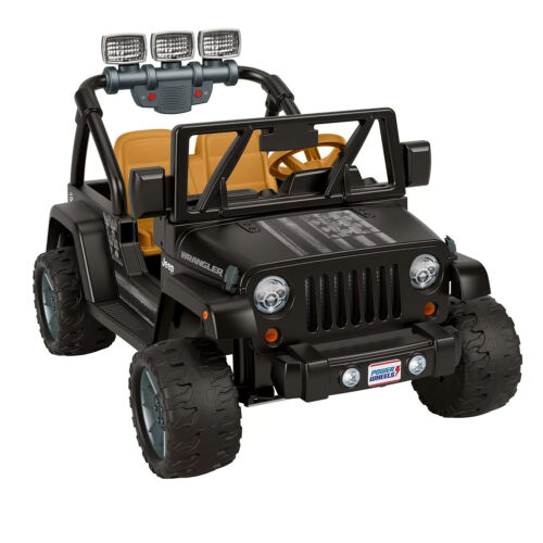 12-Volt Ride-On Jeep Wrangler with 2 Speed Options: Reaching Up to 5 mph