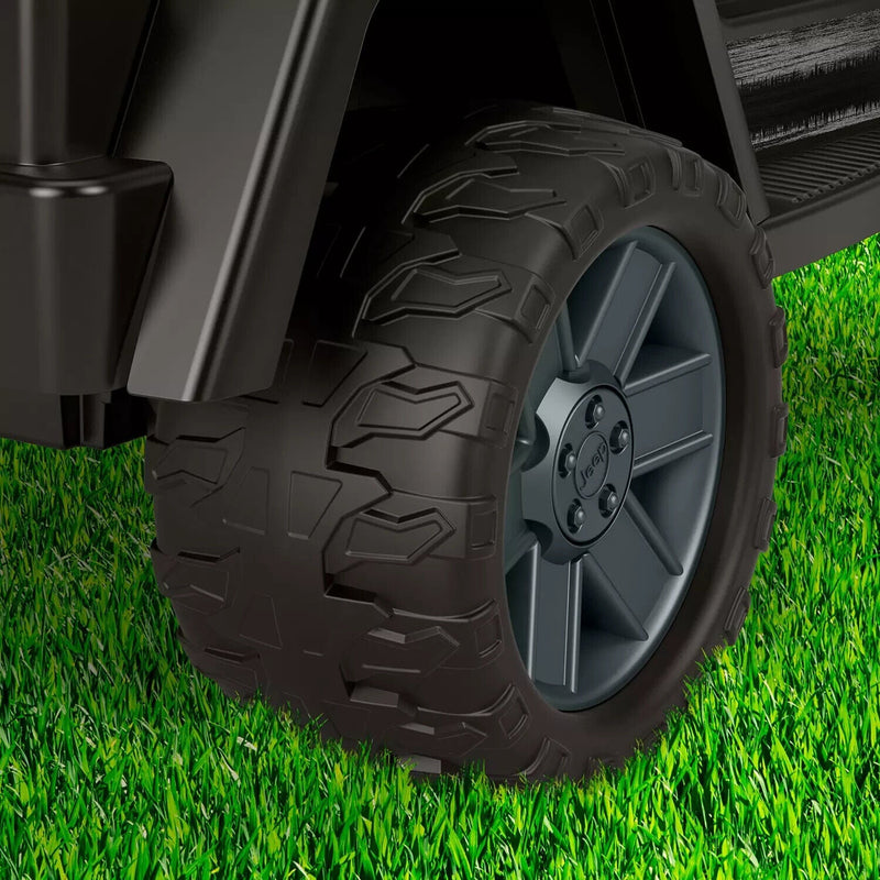 12-Volt Ride-On Jeep Wrangler with 2 Speed Options: Reaching Up to 5 mph