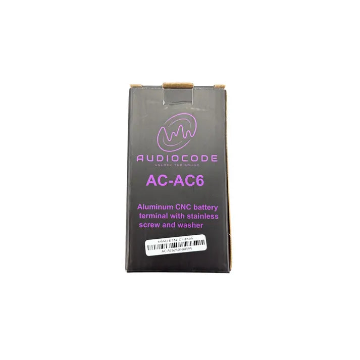 Audio Xtreme Code AC-AC6 Flat 6 Spot Aluminum Battery Terminal (Single) Audio Xtreme Code