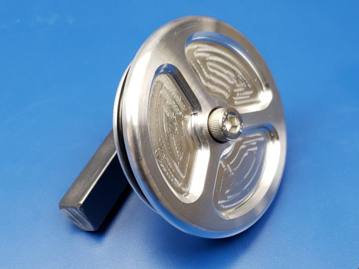 Keating Machine Billet Side Freeze Plug, 1989-1998 Dodge Ram 5.9L Cummins 12V Keating Machine